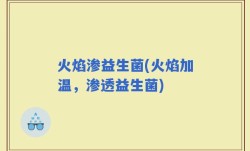 火焰渗益生菌(火焰加温，渗透益生菌)
