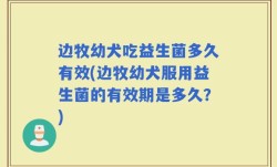 边牧幼犬吃益生菌多久有效(边牧幼犬服用益生菌的有效期是多久？)