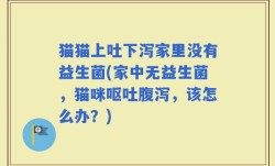 猫猫上吐下泻家里没有益生菌(家中无益生菌，猫咪呕吐腹泻，该怎么办？)