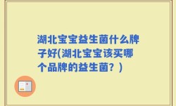 湖北宝宝益生菌什么牌子好(湖北宝宝该买哪个品牌的益生菌？)