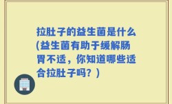 拉肚子的益生菌是什么(益生菌有助于缓解肠胃不适，你知道哪些适合拉肚子吗？)