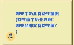 哪些牛奶含有益生菌图(益生菌牛奶全攻略：哪些品牌含有益生菌？)