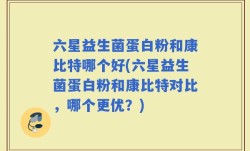 六星益生菌蛋白粉和康比特哪个好(六星益生菌蛋白粉和康比特对比，哪个更优？)
