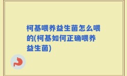 柯基喂养益生菌怎么喂的(柯基如何正确喂养益生菌)