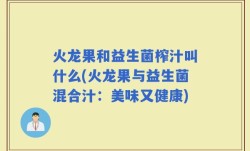 火龙果和益生菌榨汁叫什么(火龙果与益生菌混合汁：美味又健康)