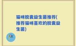 猫咪胶囊益生菌推荐(推荐猫咪喜欢的胶囊益生菌)