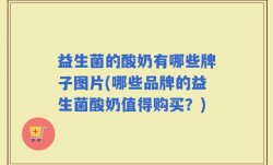 益生菌的酸奶有哪些牌子图片(哪些品牌的益生菌酸奶值得购买？)