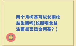 两个月柯基可以长期吃益生菌吗(长期喂食益生菌是否适合柯基？)