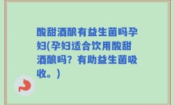 酸甜酒酿有益生菌吗孕妇(孕妇适合饮用酸甜酒酿吗？有助益生菌吸收。)
