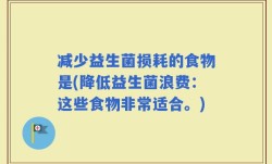 减少益生菌损耗的食物是(降低益生菌浪费：这些食物非常适合。)