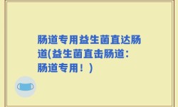 肠道专用益生菌直达肠道(益生菌直击肠道：肠道专用！)