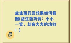 益生菌药膏效果如何看图(益生菌药膏：小小一管，却有大大的功效！)