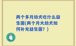 两个多月幼犬吃什么益生菌(两个月大幼犬如何补充益生菌？)