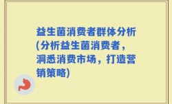 益生菌消费者群体分析(分析益生菌消费者，洞悉消费市场，打造营销策略)