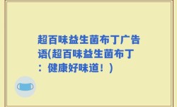 超百味益生菌布丁广告语(超百味益生菌布丁：健康好味道！)