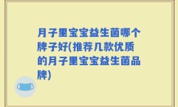 月子里宝宝益生菌哪个牌子好(推荐几款优质的月子里宝宝益生菌品牌)
