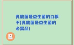 乳酸菌是益生菌的口粮不(乳酸菌是益生菌的必需品)
