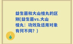 益生菌和大山楂丸的区别(益生菌vs.大山楂丸：功效及适用对象有何不同？)