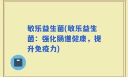 敏乐益生菌(敏乐益生菌：强化肠道健康，提升免疫力)