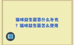猫咪益生菌靠什么补充？猫咪益生菌怎么使用