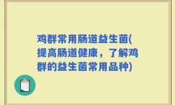 鸡群常用肠道益生菌(提高肠道健康，了解鸡群的益生菌常用品种)