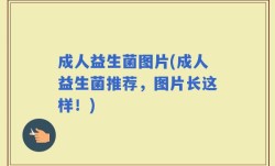成人益生菌图片(成人益生菌推荐，图片长这样！)