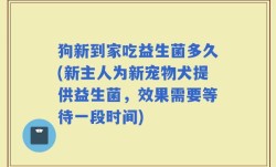 狗新到家吃益生菌多久(新主人为新宠物犬提供益生菌，效果需要等待一段时间)