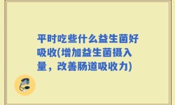 平时吃些什么益生菌好吸收(增加益生菌摄入量，改善肠道吸收力)