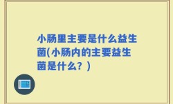 小肠里主要是什么益生菌(小肠内的主要益生菌是什么？)