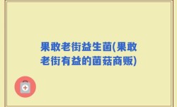 果敢老街益生菌(果敢老街有益的菌菇商贩)