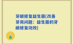 牙龈修复益生菌(改善牙周问题：益生菌的牙龈修复功效)