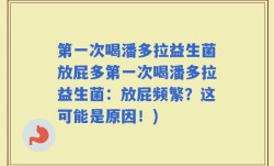 第一次喝潘多拉益生菌放屁多第一次喝潘多拉益生菌：放屁频繁？这可能是原因！)