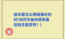 益生菌怎么喂猫猫吃的好(如何为猫咪提供最佳益生菌营养？)