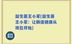 益生菌王小蒙(益生菌王小蒙：让肠道健康从现在开始)