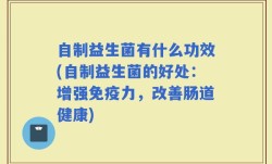 自制益生菌有什么功效(自制益生菌的好处：增强免疫力，改善肠道健康)