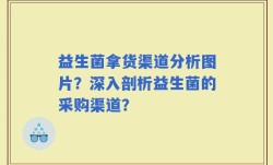 益生菌拿货渠道分析图片？深入剖析益生菌的采购渠道？