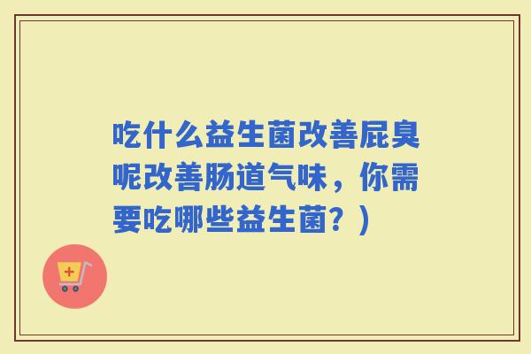 吃什么益生菌改善屁臭呢改善肠道气味，你需要吃哪些益生菌？)