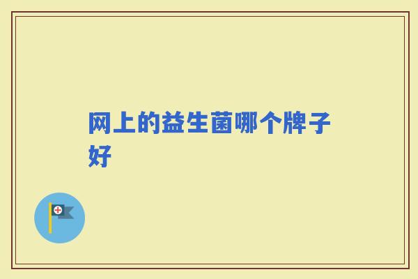 网上的益生菌哪个牌子好