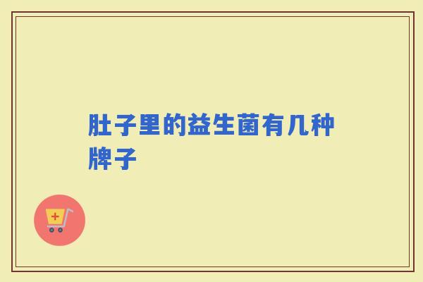 肚子里的益生菌有几种牌子 肚子里的益生菌有几种牌子