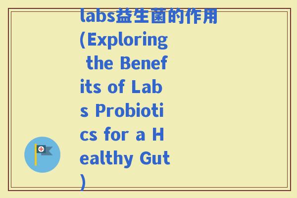 labs益生菌的作用(Exploring the Benefits of Labs Probiotics for a Healthy Gut)