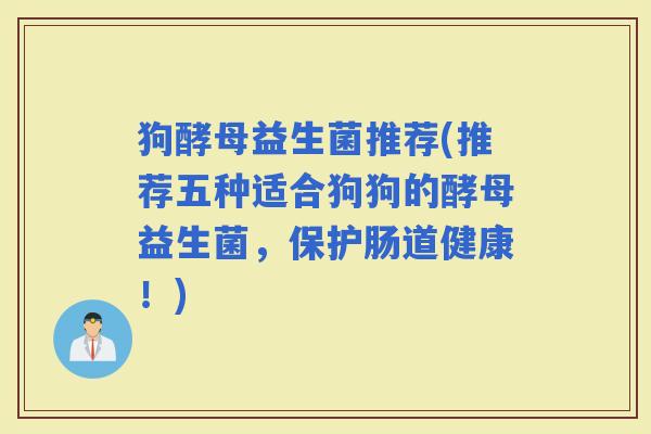 狗酵母益生菌推荐(推荐五种适合狗狗的酵母益生菌，保护肠道健康！)